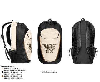 Gear Bag, Wardogs, Baseball, Teamtime, Team time, sublimation, custom sports apparel, team uniforms, spirit wear, spiritwear, sports uniforms, custom shirts, team store, custom team store, fundraiser sports, apparel fundraiser