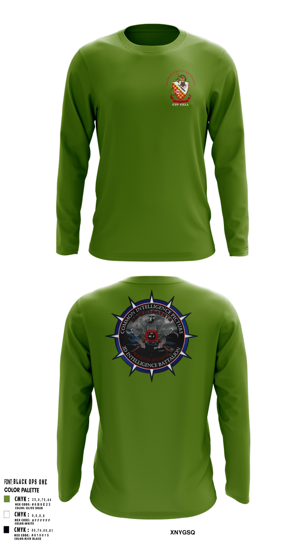 Long Sleeve Performance Shirt, 3rd Intelligence Battalion, Marines, Teamtime, Team time, sublimation, custom sports apparel, team uniforms, spirit wear, spiritwear, sports uniforms, custom shirts, team store, custom team store, fundraiser sports, apparel fundraiser