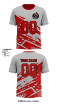 Bowie Middle School Football 46915574 Short Sleeve Performance Shirt - 1