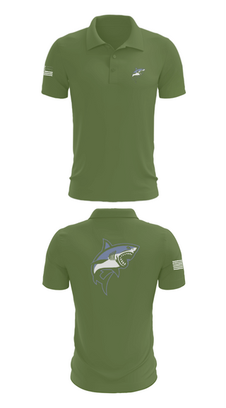 Short Sleeve Performance Polo, Great white guns, Marines, Teamtime, Team time, sublimation, custom sports apparel, team uniforms, spirit wear, spiritwear, sports uniforms, custom shirts, team store, custom team store, fundraiser sports, apparel fundraiser