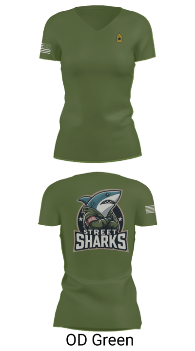 Pearl City Army Recruiting Station 36173734 Women's Short Sleeve V-neck Shirt - 48