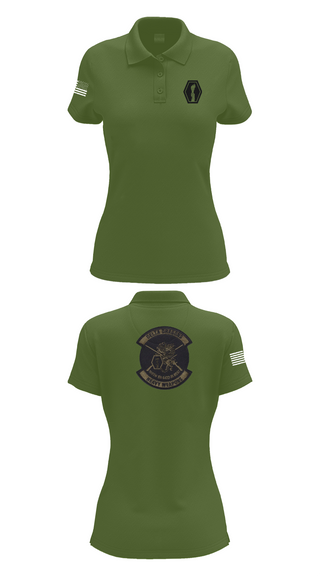 Womens Short Sleeve Performance Polo, 100th Battalion 442nd Infantry Delta dragons, Army, Teamtime, Team time, sublimation, custom sports apparel, team uniforms, spirit wear, spiritwear, sports uniforms, custom shirts, team store, custom team store, fundraiser sports, apparel fundraiser