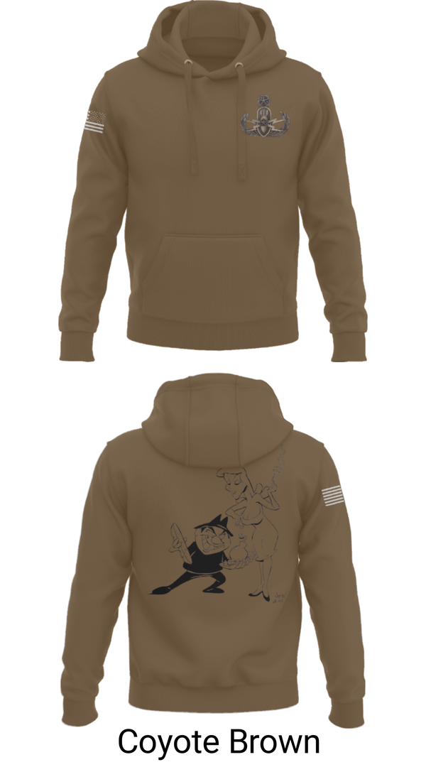 Hoodie, 18th EOD Det, Army, Teamtime, Team time, sublimation, custom sports apparel, team uniforms, spirit wear, spiritwear, sports uniforms, custom shirts, team store, custom team store, fundraiser sports, apparel fundraiser
