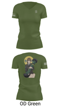 3/7 54731688 Women's Short Sleeve V-neck Shirt - 48