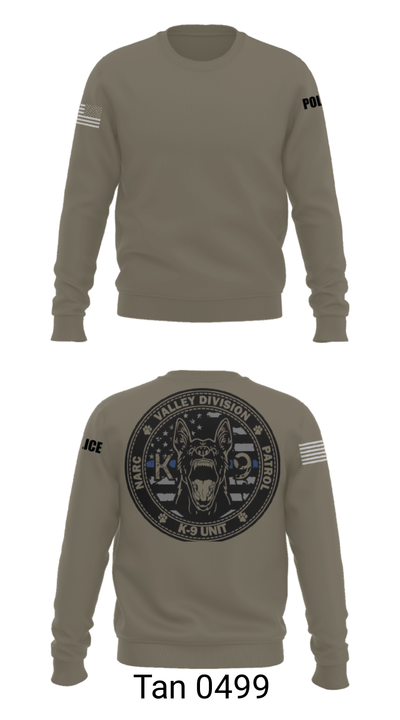 VALLEY K9 75951631 Crew Neck Sweatshirt - 62