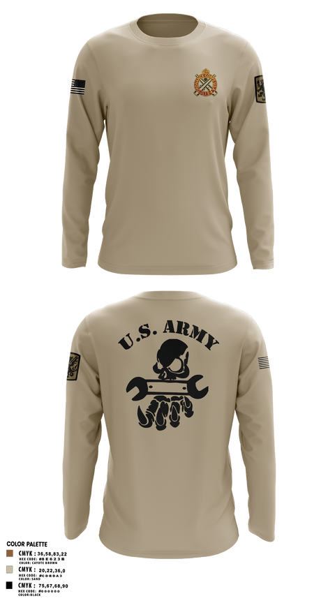 Long Sleeve Performance Shirt, 411TH CBRN COMPANY411TH CBRN COMPANY411TH CHEMICAL COMPANY, Army, Teamtime, Team time, sublimation, custom sports apparel, team uniforms, spirit wear, spiritwear, sports uniforms, custom shirts, team store, custom team store, fundraiser sports, apparel fundraiser