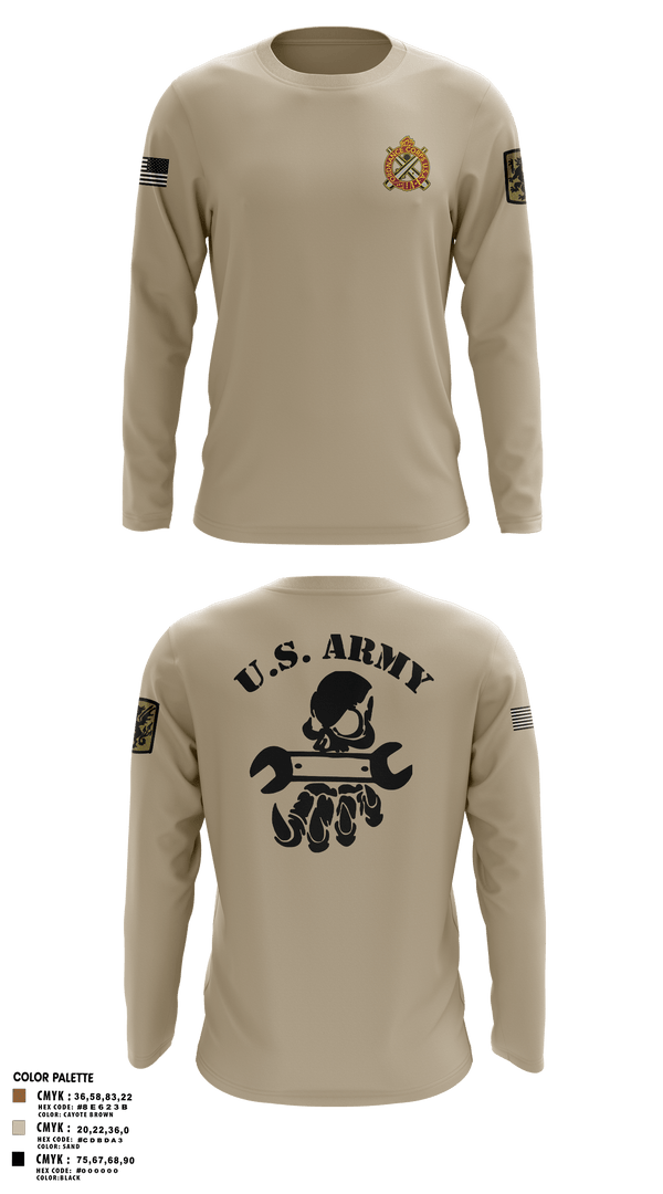 Long Sleeve Performance Shirt, 411TH CBRN COMPANY411TH CBRN COMPANY411TH CHEMICAL COMPANY, Army, Teamtime, Team time, sublimation, custom sports apparel, team uniforms, spirit wear, spiritwear, sports uniforms, custom shirts, team store, custom team store, fundraiser sports, apparel fundraiser