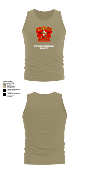Tank Top, Boston Fire Department Engine 55, , Teamtime, Team time, sublimation, custom sports apparel, team uniforms, spirit wear, spiritwear, sports uniforms, custom shirts, team store, custom team store, fundraiser sports, apparel fundraiser