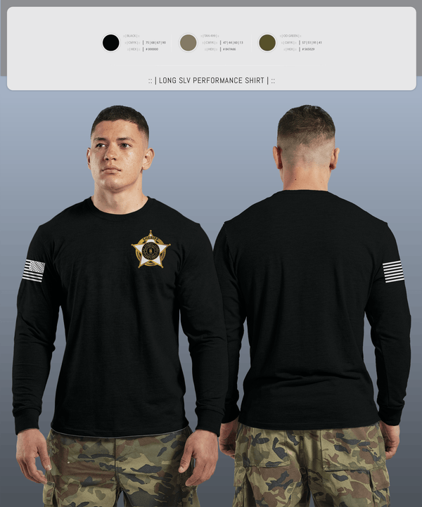 Long Sleeve Performance Shirt, Deputy Cleveland, Police, Teamtime, Team time, sublimation, custom sports apparel, team uniforms, spirit wear, spiritwear, sports uniforms, custom shirts, team store, custom team store, fundraiser sports, apparel fundraiser