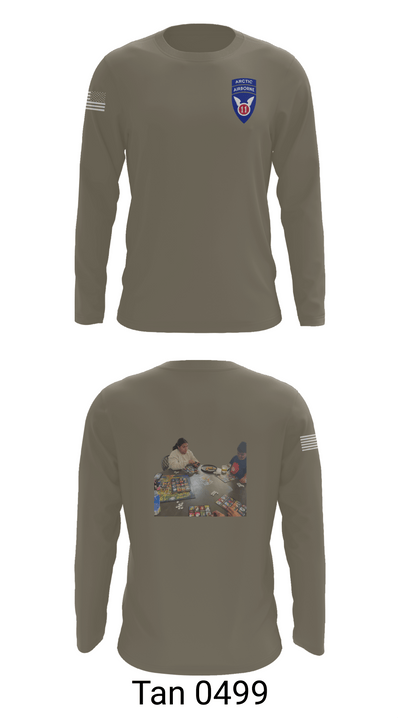 11th ABN DIV WO 32210325 Long Sleeve Performance Shirt 66