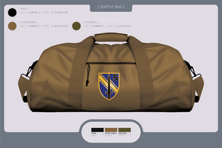 Duffle Bag, VALOR CO. 5BN, 1SFAB, Army, Teamtime, Team time, sublimation, custom sports apparel, team uniforms, spirit wear, spiritwear, sports uniforms, custom shirts, team store, custom team store, fundraiser sports, apparel fundraiser