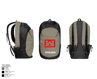 Gear Bag, Overlords, Army, Teamtime, Team time, sublimation, custom sports apparel, team uniforms, spirit wear, spiritwear, sports uniforms, custom shirts, team store, custom team store, fundraiser sports, apparel fundraiser