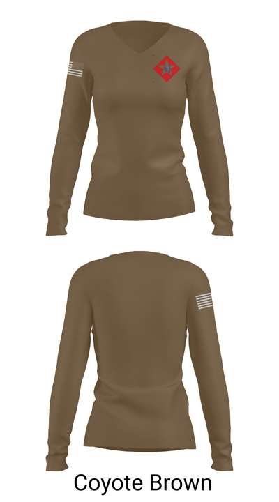 1/6 58710445 Women's Long Sleeve V-neck Shirt -1 17