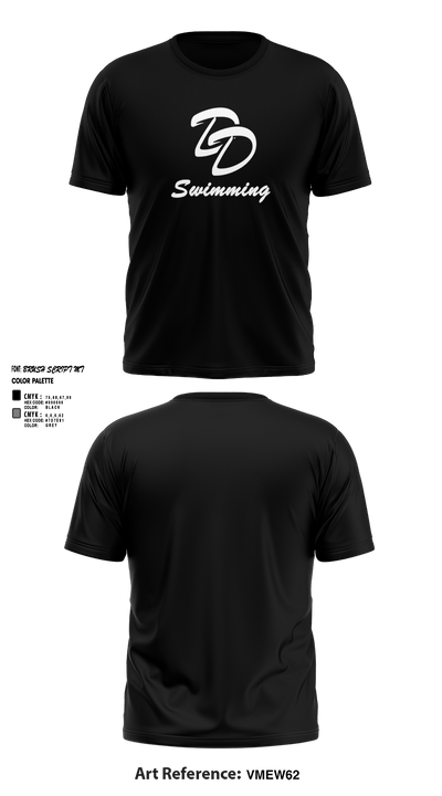 David Douglas High School Swimming 22345168 Short Sleeve Performance Shirt - 4