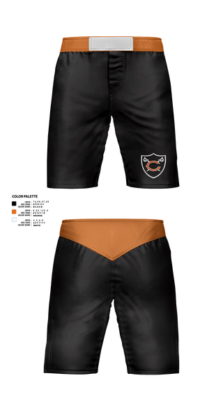 Fight Shorts, Coldwater Cavaliers, Wrestling, Teamtime, Team time, sublimation, custom sports apparel, team uniforms, spirit wear, spiritwear, sports uniforms, custom shirts, team store, custom team store, fundraiser sports, apparel fundraiser