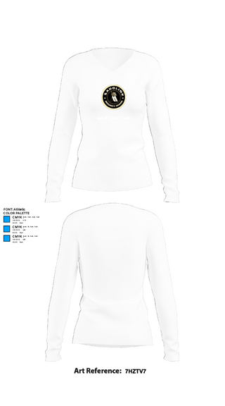 Womens Long Sleeve Vneck Shirt, Maddlink Security Guard, , Teamtime, Team time, sublimation, custom sports apparel, team uniforms, spirit wear, spiritwear, sports uniforms, custom shirts, team store, custom team store, fundraiser sports, apparel fundraiser