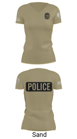 Women's Short Sleeve Vneck Shirt, 27 SOSFS, Air Force, Teamtime, Team time, sublimation, custom sports apparel, team uniforms, spirit wear, spiritwear, sports uniforms, custom shirts, team store, custom team store, fundraiser sports, apparel fundraiser