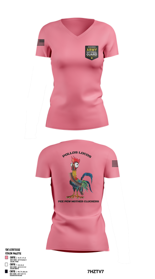 Womens Short Sleeve Vneck Shirt, , Army, Teamtime, Team time, sublimation, custom sports apparel, team uniforms, spirit wear, spiritwear, sports uniforms, custom shirts, team store, custom team store, fundraiser sports, apparel fundraiser