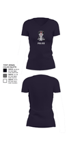 Harbor Police SRT 25463052 Women's Short Sleeve V-neck Shirt - 23