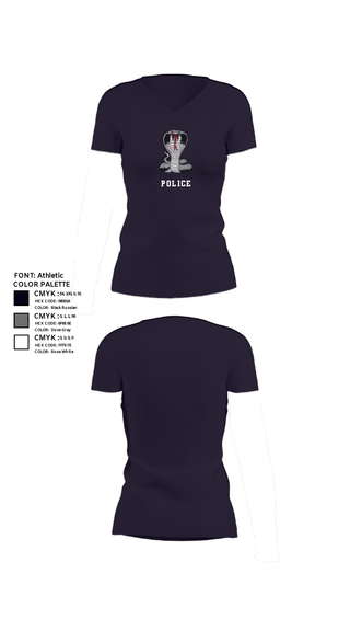 Women's Short Sleeve Vneck Shirt, Harbor Police SRT, , Teamtime, Team time, sublimation, custom sports apparel, team uniforms, spirit wear, spiritwear, sports uniforms, custom shirts, team store, custom team store, fundraiser sports, apparel fundraiser