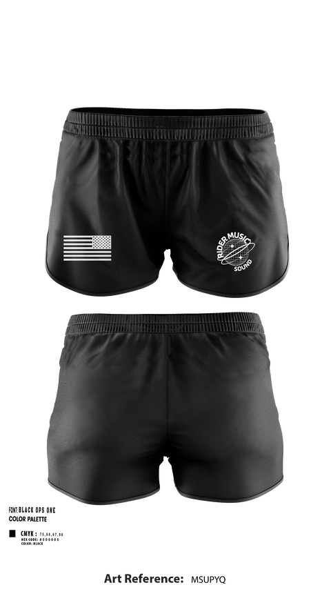 Ranger Panties, Rider Music Sound, , Teamtime, Team time, sublimation, custom sports apparel, team uniforms, spirit wear, spiritwear, sports uniforms, custom shirts, team store, custom team store, fundraiser sports, apparel fundraiser