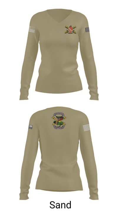 1-7FA Cobra Btry 25303520 Women's Long Sleeve V-neck Shirt - 97
