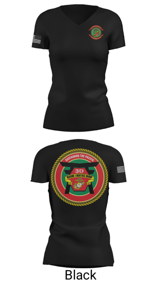 Womens Short Sleeve Vneck Shirt, CLR 37, Marines, Teamtime, Team time, sublimation, custom sports apparel, team uniforms, spirit wear, spiritwear, sports uniforms, custom shirts, team store, custom team store, fundraiser sports, apparel fundraiser