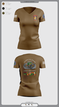 478th CA BN (A) 32204639 Women's Short Sleeve V-neck Shirt - 110