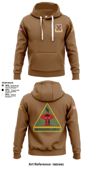 Hoodie, C BTRY 1/107 FA, National Guard, Teamtime, Team time, sublimation, custom sports apparel, team uniforms, spirit wear, spiritwear, sports uniforms, custom shirts, team store, custom team store, fundraiser sports, apparel fundraiser