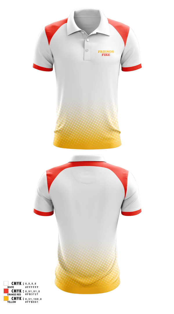 Short Sleeve Performance Polo, FRIENDS on FIRE, Women's Volleyball, Teamtime, Team time, sublimation, custom sports apparel, team uniforms, spirit wear, spiritwear, sports uniforms, custom shirts, team store, custom team store, fundraiser sports, apparel fundraiser