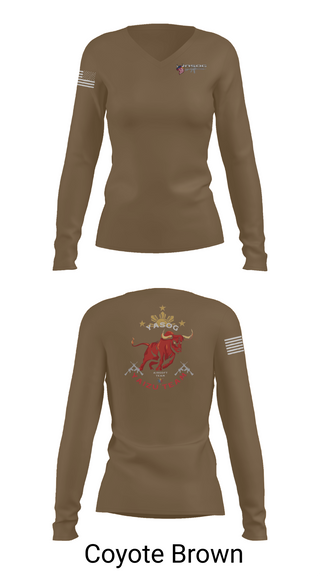 Womens Long Sleeve Vneck Shirt, Yasog, Marines, Teamtime, Team time, sublimation, custom sports apparel, team uniforms, spirit wear, spiritwear, sports uniforms, custom shirts, team store, custom team store, fundraiser sports, apparel fundraiser