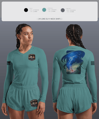 Womens Long Sleeve Vneck Shirt 1, 198NH POLICE, Police, Teamtime, Team time, sublimation, custom sports apparel, team uniforms, spirit wear, spiritwear, sports uniforms, custom shirts, team store, custom team store, fundraiser sports, apparel fundraiser