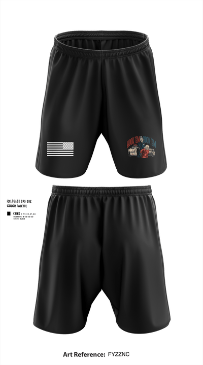 Crowley Police Department 8097883 Athletic Shorts With Pockets - 289
