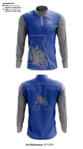 Airport High School Volleyball 92369251 Quarter Zip Jacket - 41