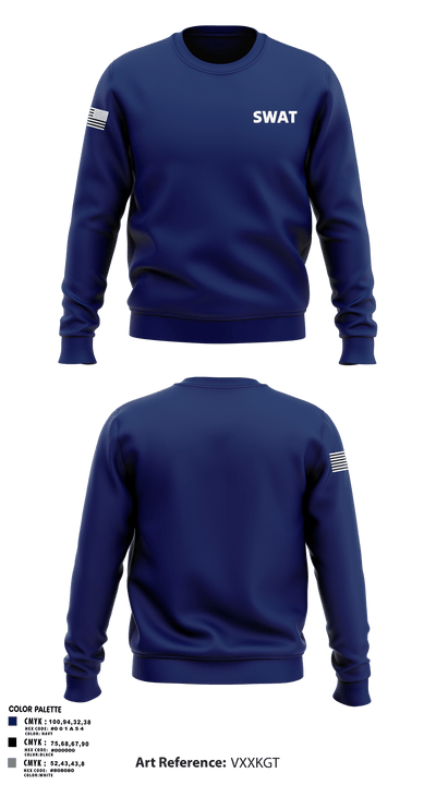 swat 88989433 Crew Neck Sweatshirt - 1