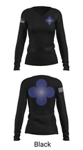 338th Army Band 31554965 Women's Long Sleeve V-neck Shirt - 37
