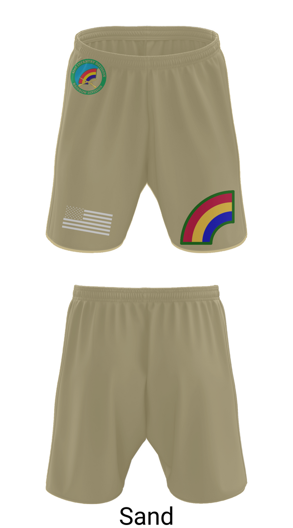 Athletic Shorts With Pockets, 42nd ID, Army, Teamtime, Team time, sublimation, custom sports apparel, team uniforms, spirit wear, spiritwear, sports uniforms, custom shirts, team store, custom team store, fundraiser sports, apparel fundraiser