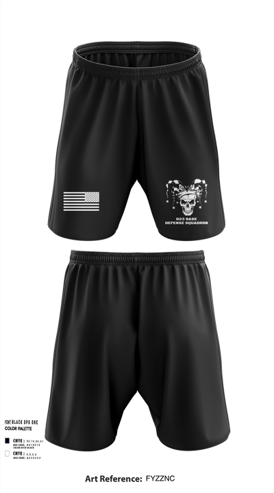 23 FSS823 Base Defense SquadronTask Force Joker 68161366 Athletic Shorts With Pockets - 201