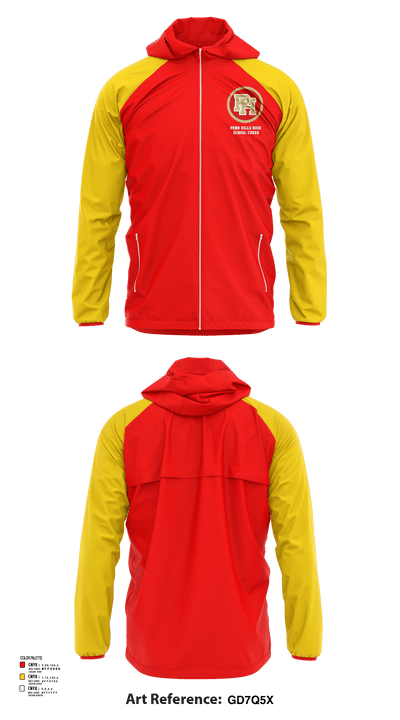 Penn Hills High School Cheer 78103306 Windbreaker - 117