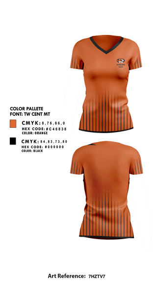 Womens Short Sleeve Vneck Shirt, Sterling High School Golf, Golf, Teamtime, Team time, sublimation, custom sports apparel, team uniforms, spirit wear, spiritwear, sports uniforms, custom shirts, team store, custom team store, fundraiser sports, apparel fundraiser