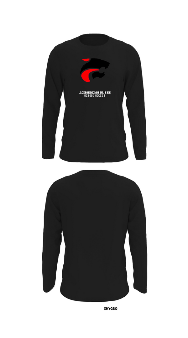 Long Sleeve Performance Shirt, Jackson Memorial High School Soccer, Women's Soccer, Teamtime, Team time, sublimation, custom sports apparel, team uniforms, spirit wear, spiritwear, sports uniforms, custom shirts, team store, custom team store, fundraiser sports, apparel fundraiser