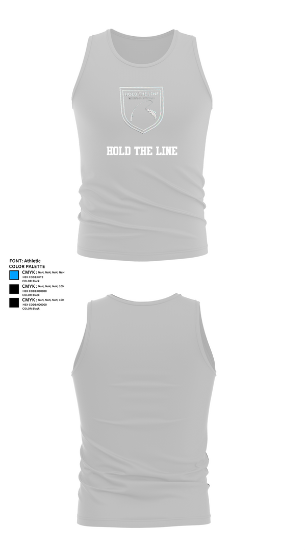 Tank Top, Hold The Line, , Teamtime, Team time, sublimation, custom sports apparel, team uniforms, spirit wear, spiritwear, sports uniforms, custom shirts, team store, custom team store, fundraiser sports, apparel fundraiser