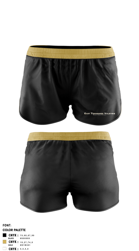 Womens Shorts, East Tennessee Valkyrie, , Teamtime, Team time, sublimation, custom sports apparel, team uniforms, spirit wear, spiritwear, sports uniforms, custom shirts, team store, custom team store, fundraiser sports, apparel fundraiser