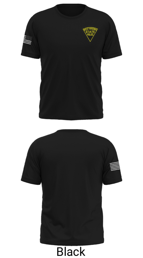 Short Sleeve Performance Shirt, West Virginia State Police, Police, Teamtime, Team time, sublimation, custom sports apparel, team uniforms, spirit wear, spiritwear, sports uniforms, custom shirts, team store, custom team store, fundraiser sports, apparel fundraiser