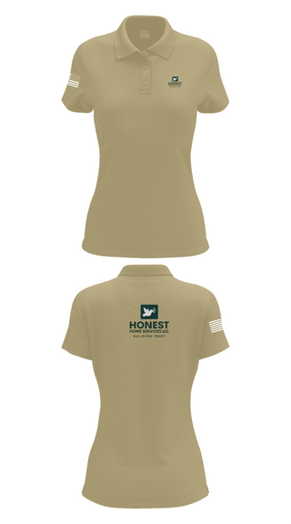 Womens Short Sleeve Performance Polo, Honest Home Services LLC, , Teamtime, Team time, sublimation, custom sports apparel, team uniforms, spirit wear, spiritwear, sports uniforms, custom shirts, team store, custom team store, fundraiser sports, apparel fundraiser