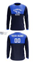Plainview Little League 37284213 Long Sleeve Performance Shirt 19