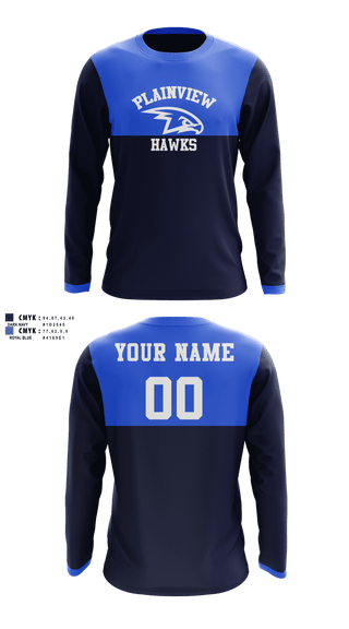 Long Sleeve Performance Shirt, Plainview Little League, Baseball, Teamtime, Team time, sublimation, custom sports apparel, team uniforms, spirit wear, spiritwear, sports uniforms, custom shirts, team store, custom team store, fundraiser sports, apparel fundraiser