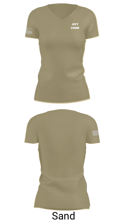 497 CSSB 33765306 Women's Short Sleeve V-neck Shirt - 88