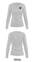 Ganado High School Basketball 15621417 Women's Long Sleeve V-neck Shirt -1 16