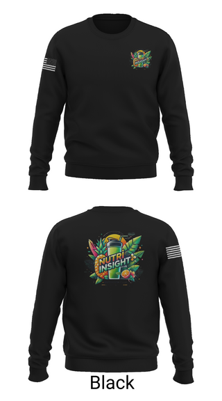 Crew Neck Sweatshirt, Nutrinsight, , Teamtime, Team time, sublimation, custom sports apparel, team uniforms, spirit wear, spiritwear, sports uniforms, custom shirts, team store, custom team store, fundraiser sports, apparel fundraiser